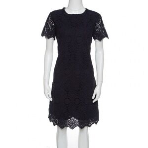 Tory Burch Navy Lace Dress Small
